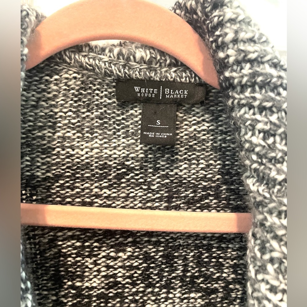 White house black market sweater coat